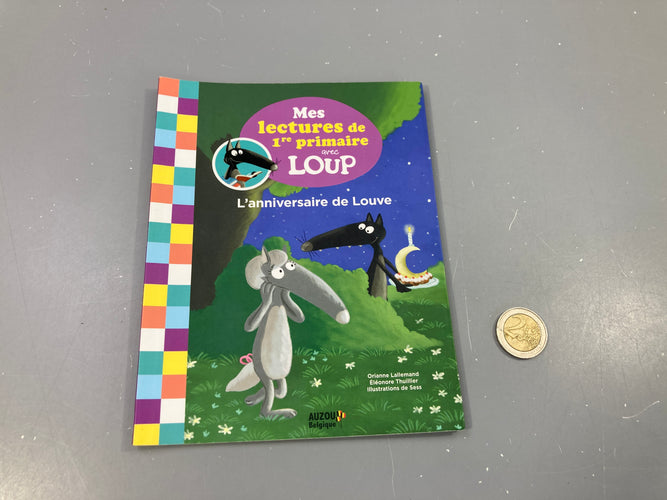 L'anniversaire de Louve, Mes lectures de 1er primaire avec loup, moins cher chez Petit Kiwi