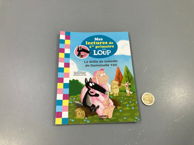 La drôle de maladie de Demoiselle Yéti, Mes lectures de 1er primaire avec loup, moins cher chez Petit Kiwi
