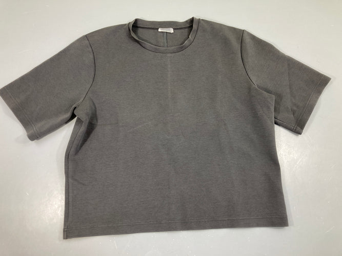 Sweat m.c molleton gris foncé, Yugen, moins cher chez Petit Kiwi