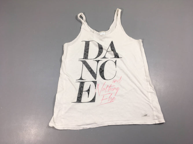 Top jersey blanc Dance, moins cher chez Petit Kiwi