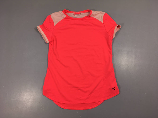 T-shirt m.c rose vif, moins cher chez Petit Kiwi