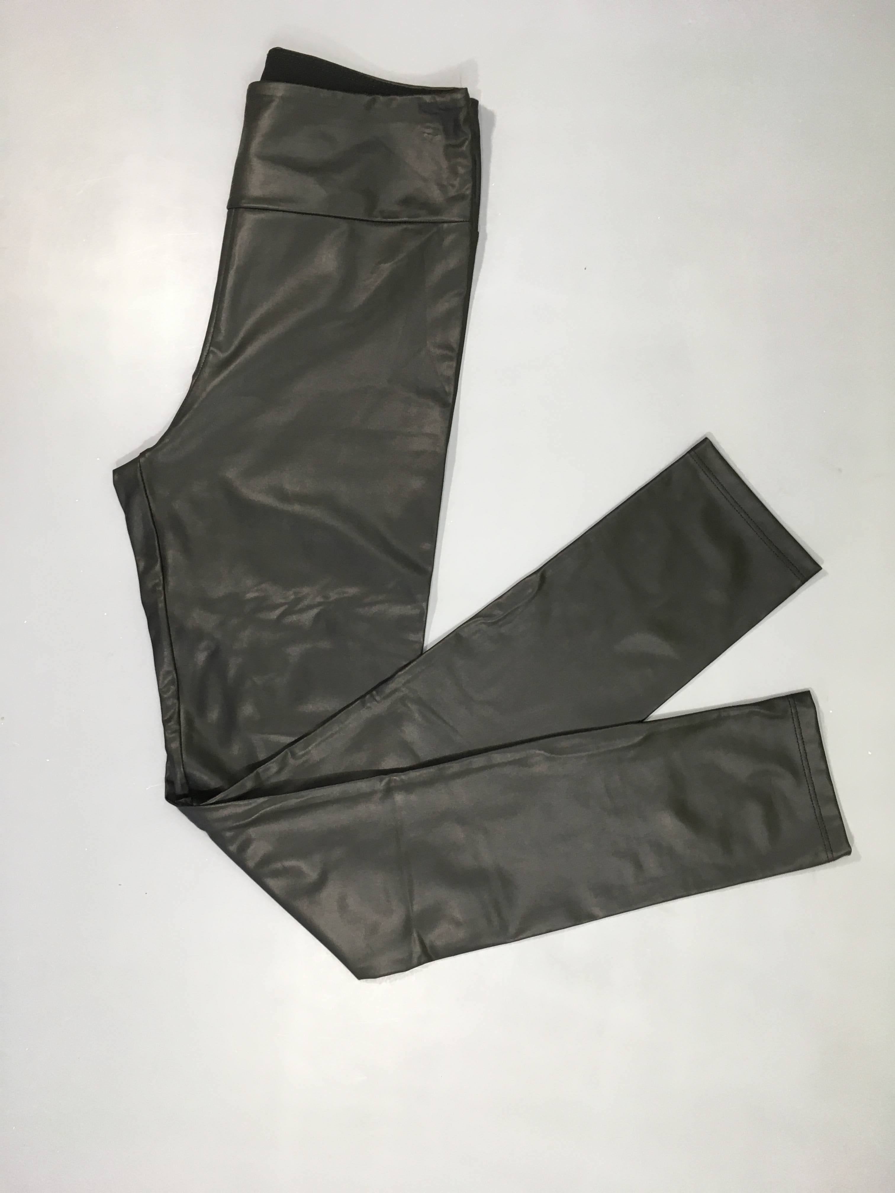 Legging noir scultant simili cuir Calzedonia