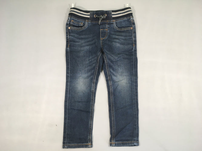 Jeans taille élastique, moins cher chez Petit Kiwi
