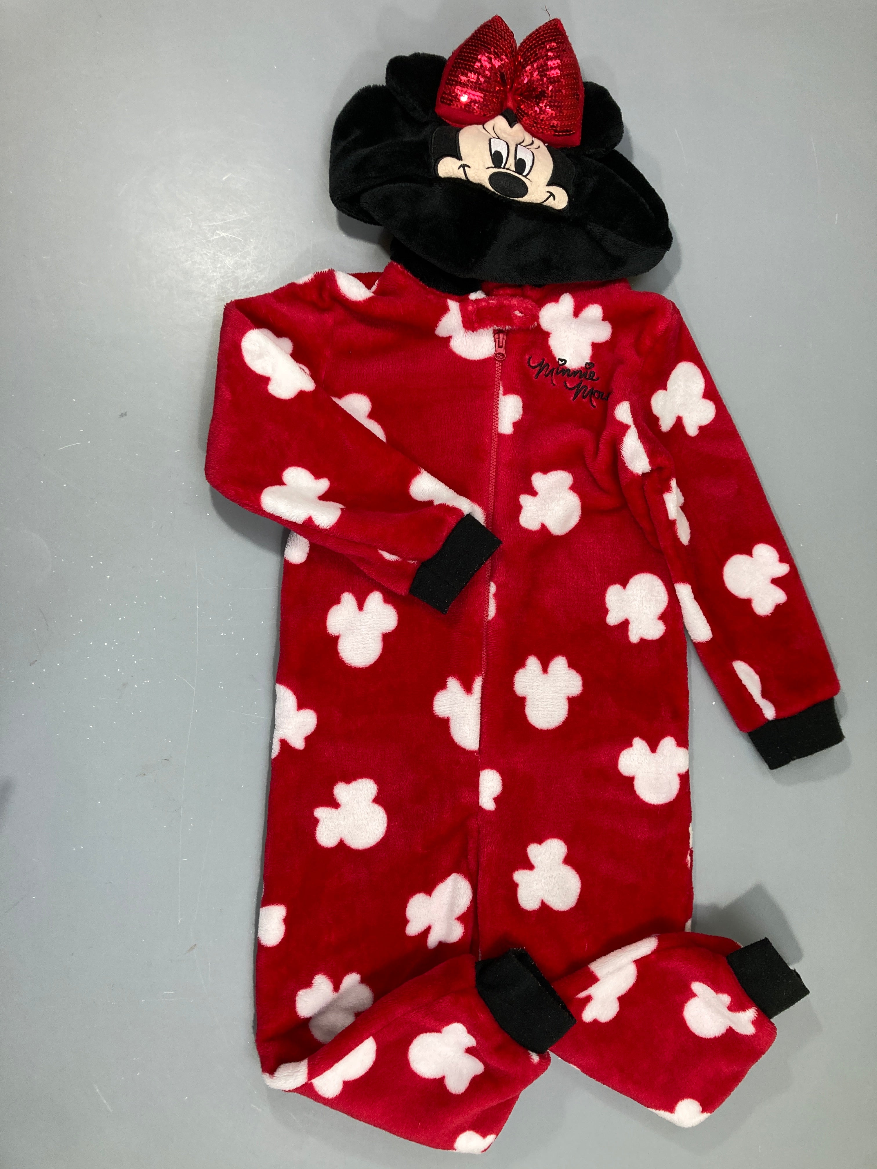 Surpyjama velours rouge Minnie