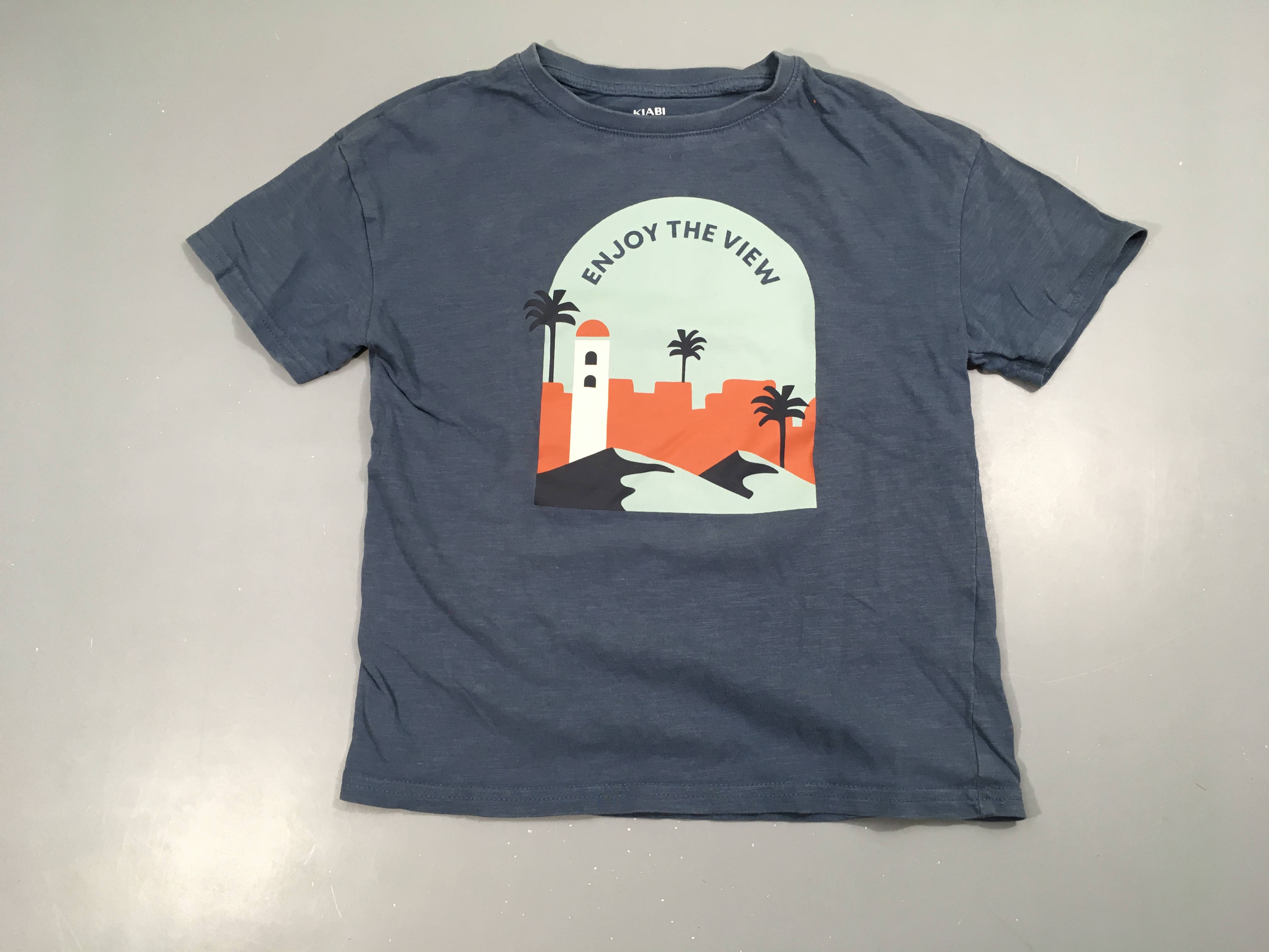 T-shirt m.c bleu foncé Enjoy the vue