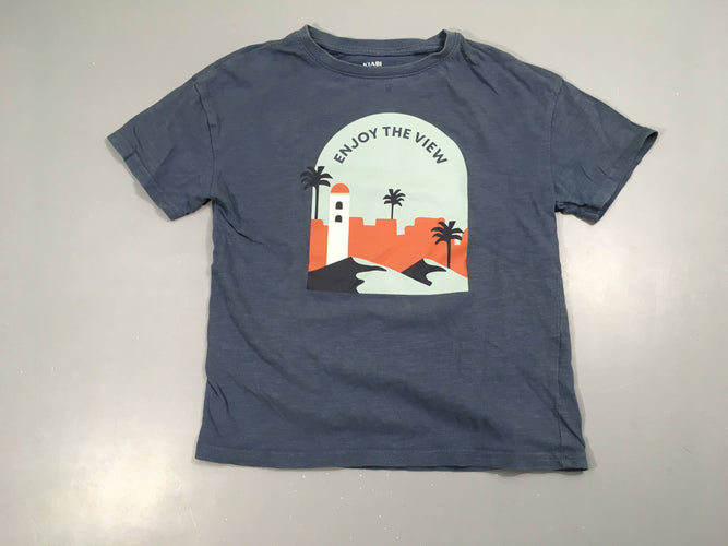 T-shirt m.c bleu foncé Enjoy the vue, moins cher chez Petit Kiwi