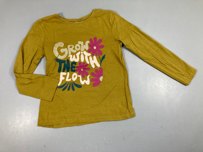 T-shirt m.l kaki Grow, moins cher chez Petit Kiwi