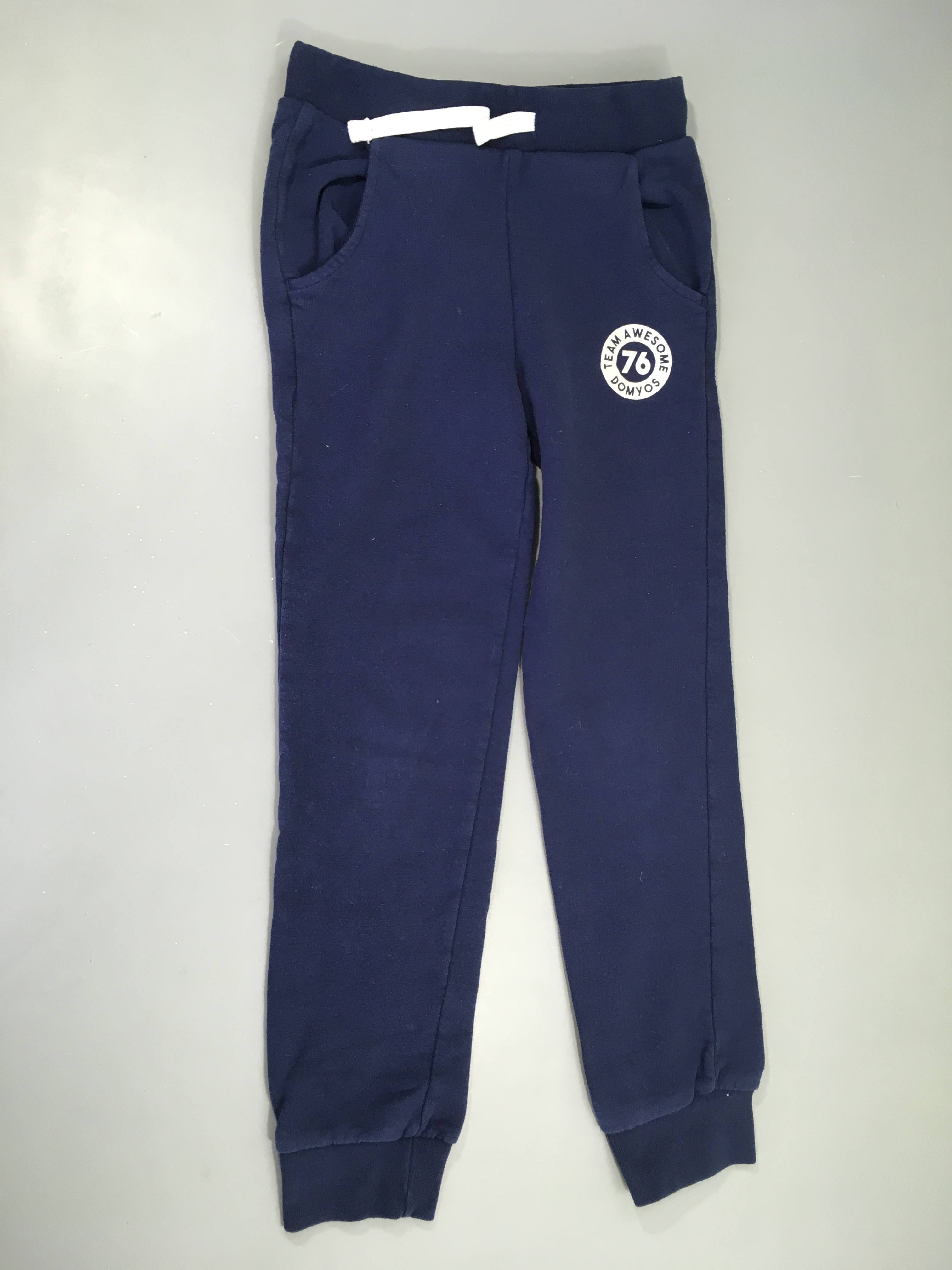 Pantalon de training bleu foncé Domyos Bouloché