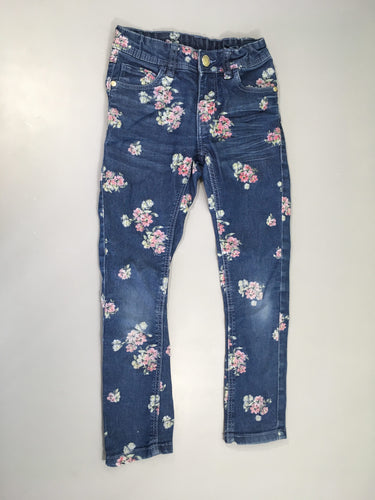 Jeans léger fleuri, moins cher chez Petit Kiwi