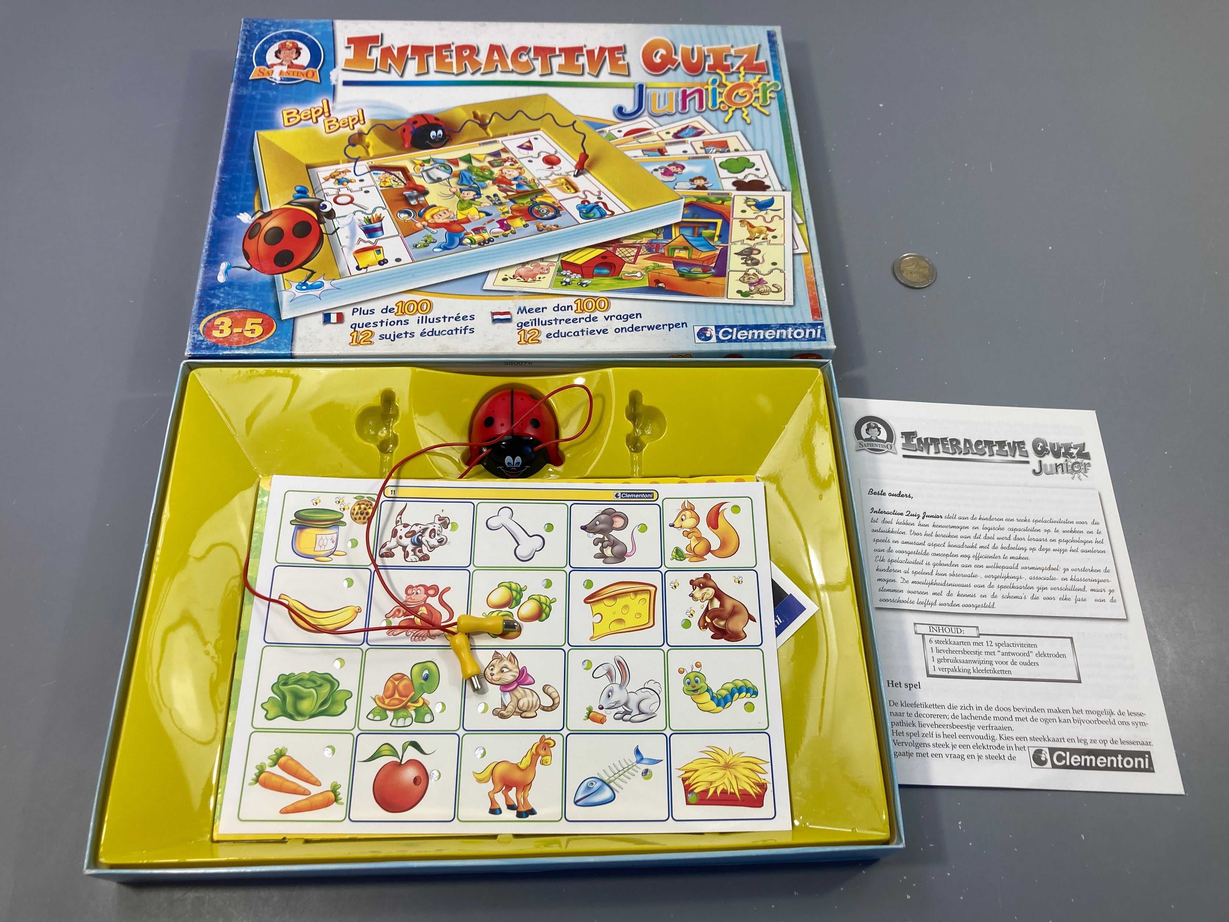 Interactive Quizz junior.  3-5a A tester avec pile