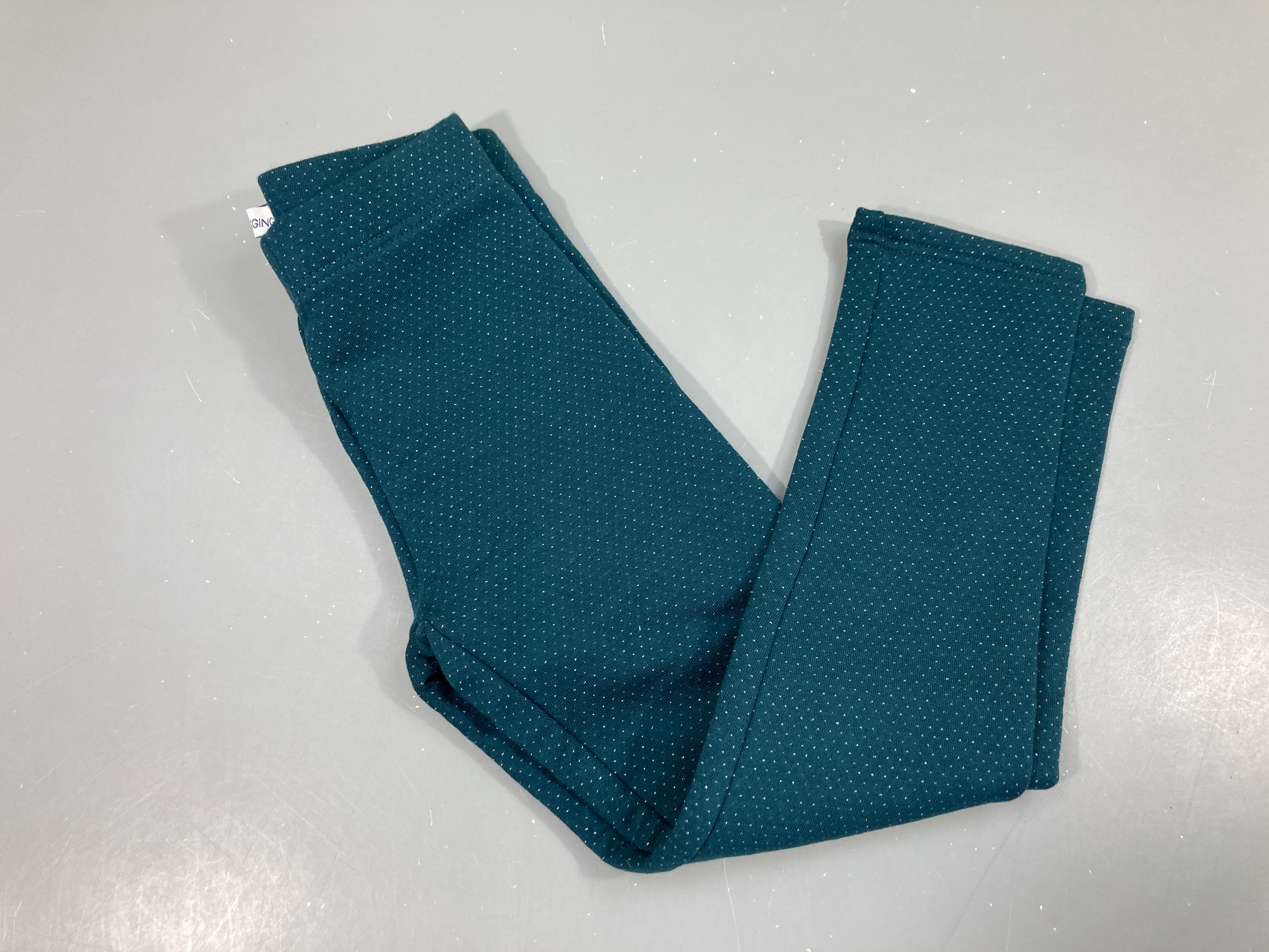 Legging épais vert irisé