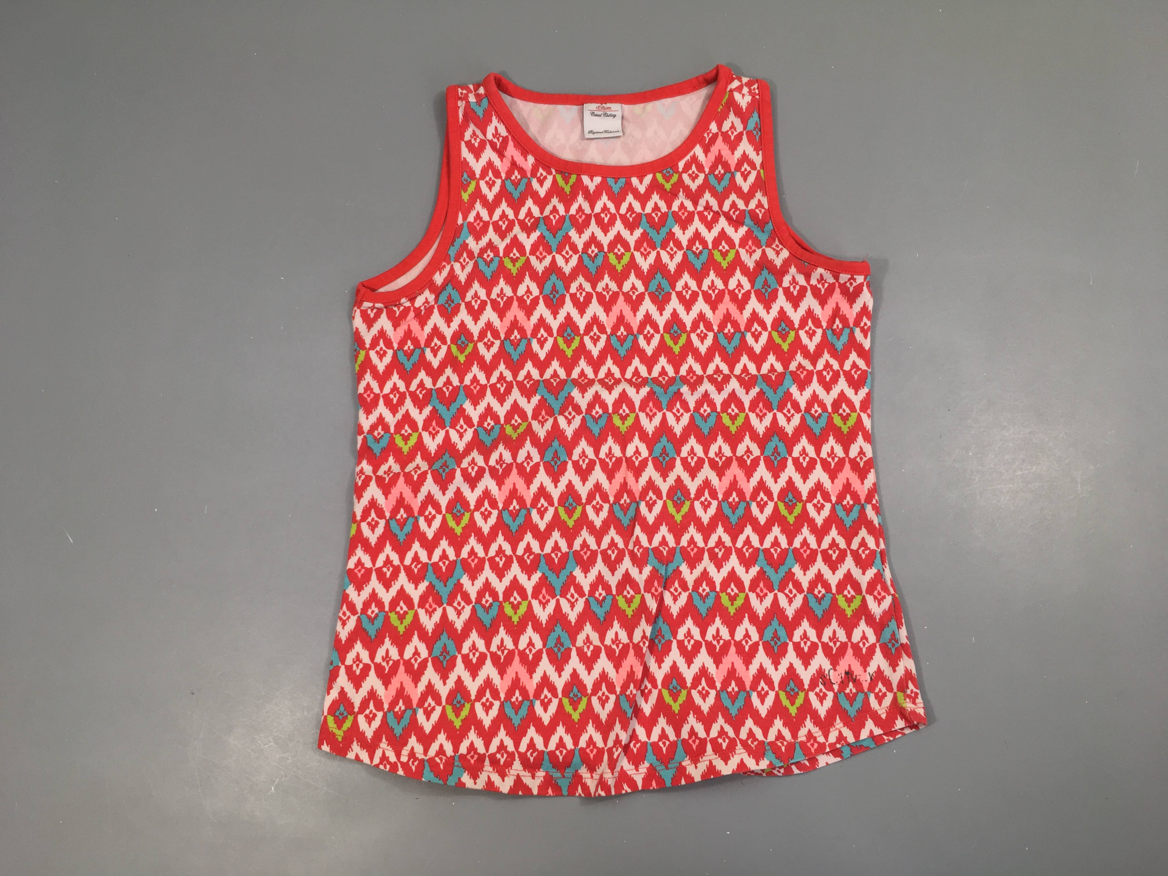 T-shirt s.m rose motifs losanges