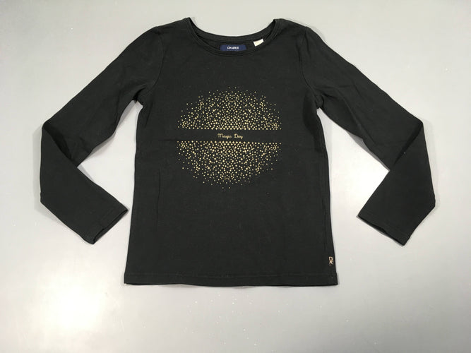 T-shirt m.l noir Magic Day doré, moins cher chez Petit Kiwi