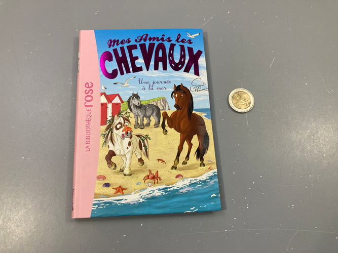 Une journée à la mer.  Mes amis les chevaux. La bibliothèque rose, moins cher chez Petit Kiwi