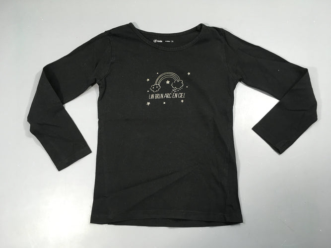 T-shirt m.l noir Arc-en-ciel, moins cher chez Petit Kiwi