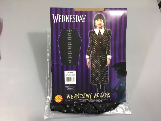 Robe déguisement Mercredi Addams, moins cher chez Petit Kiwi