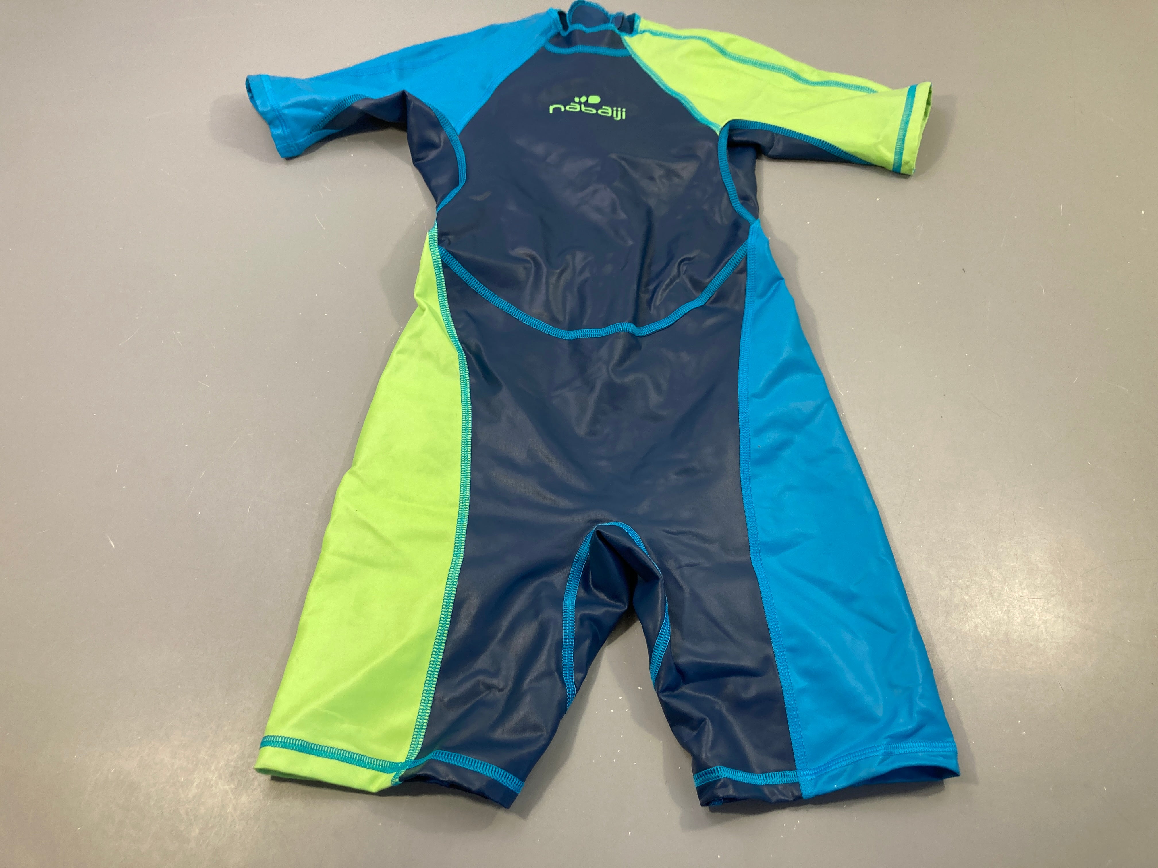 Combinaison anti-froid  bleu-vert Nabaiji