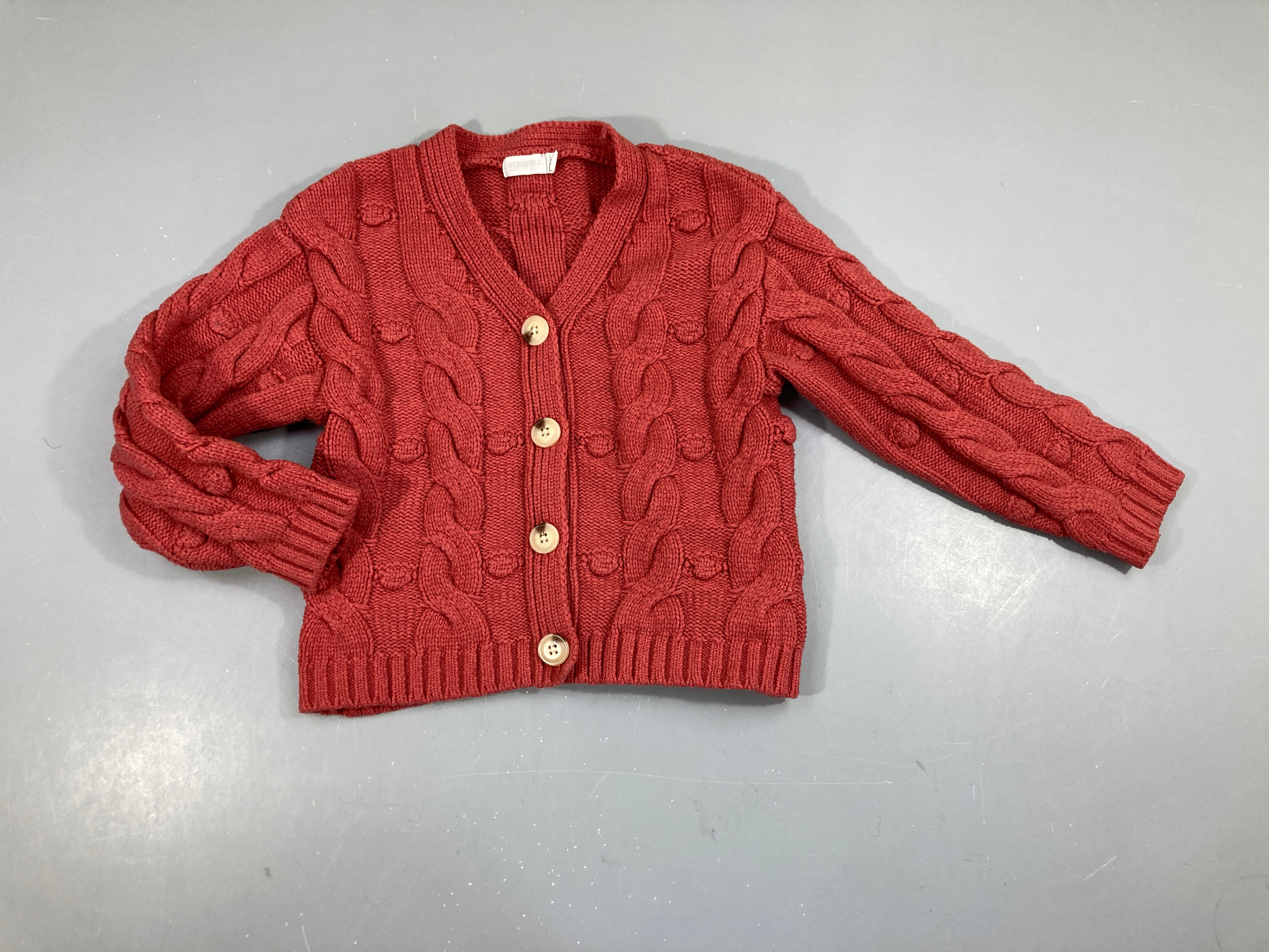 Gilet épais vieux rose