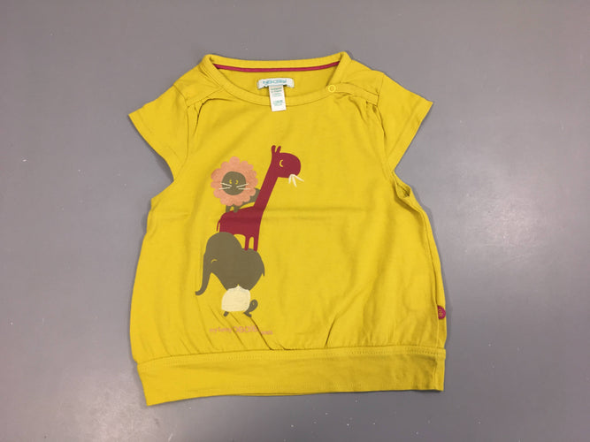 T-shirt m.c anis girafe, moins cher chez Petit Kiwi