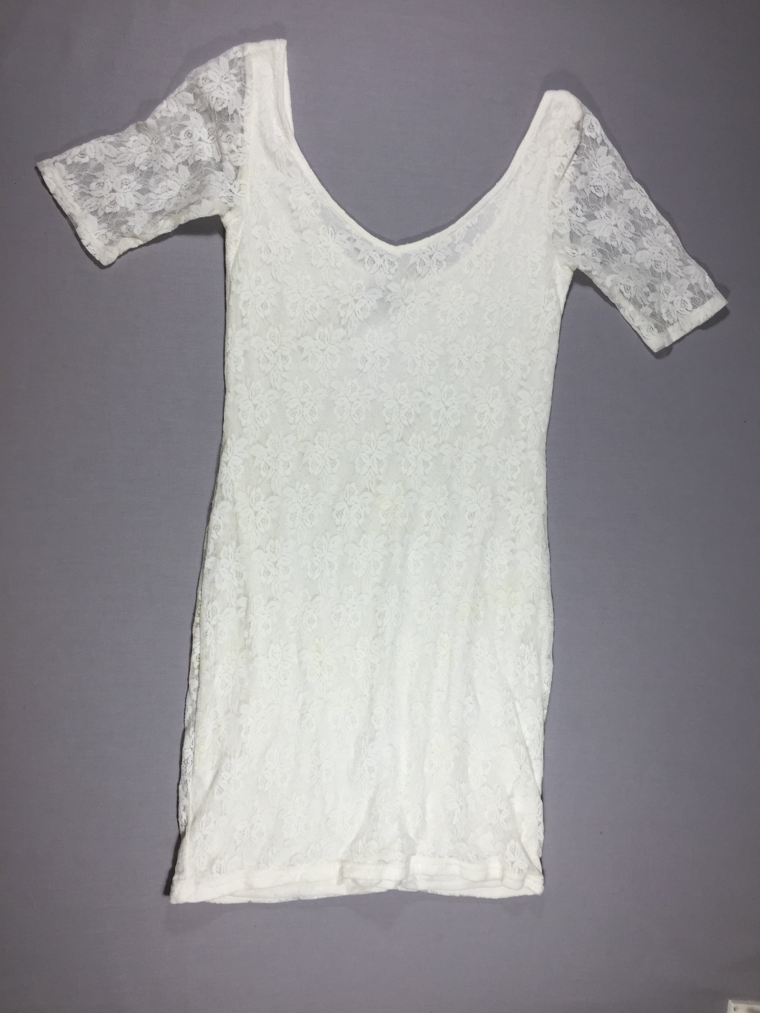 Pimkie - Rb m.c style dentelle blanche - S