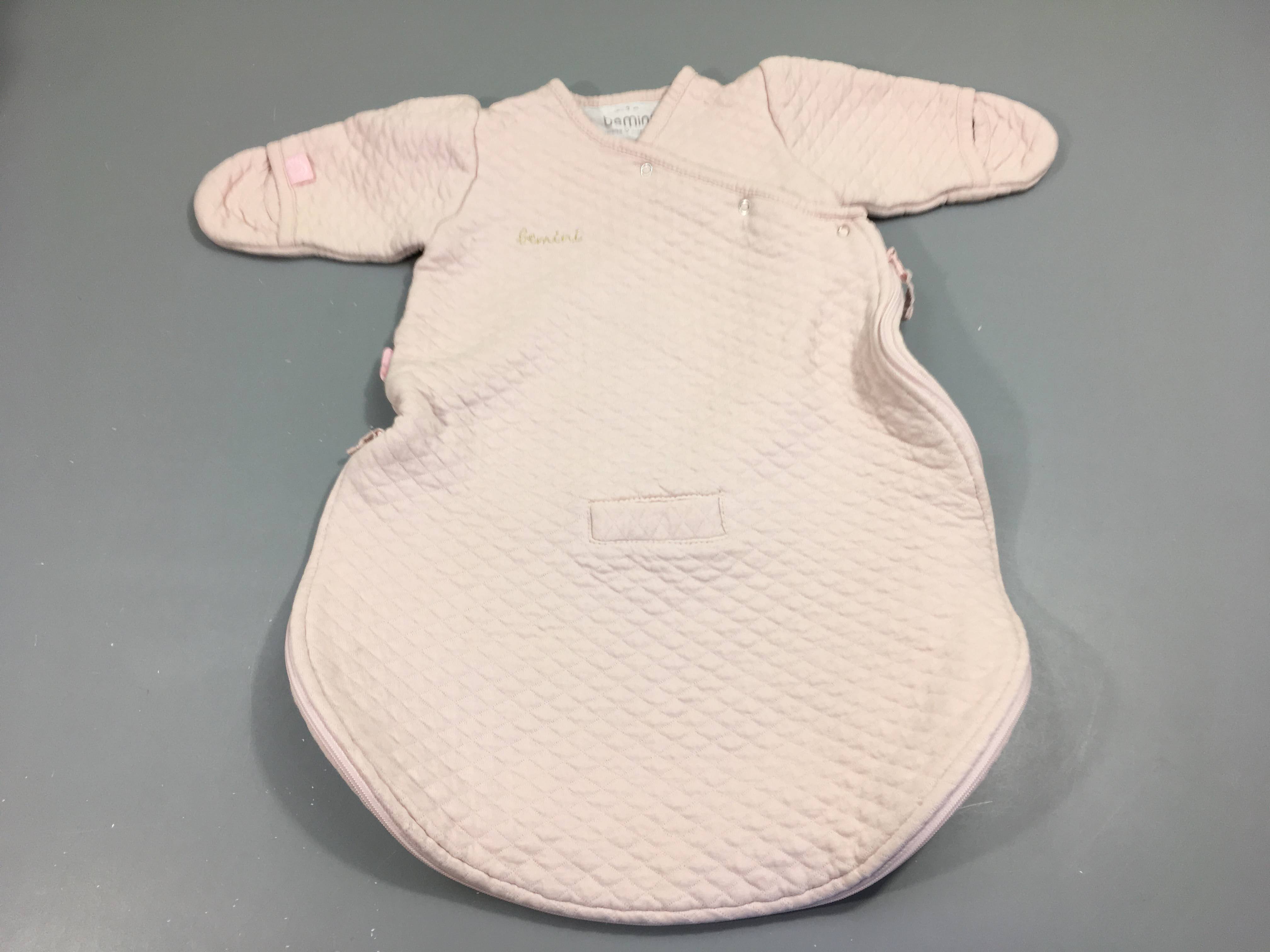 Sac de couchage m.l rose matelassé