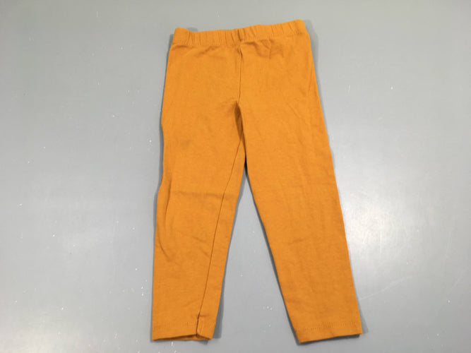 Legging jersey moutarde, moins cher chez Petit Kiwi