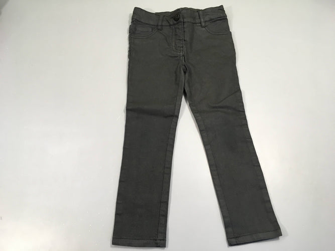 Jeans noir , tissu légèrement satiné, moins cher chez Petit Kiwi