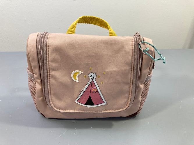 Mini trousse de toilette Adventure Tipi de Lässig +/-20x6,5x15cm avec peigne et quelques cotons-tiges, moins cher chez Petit Kiwi