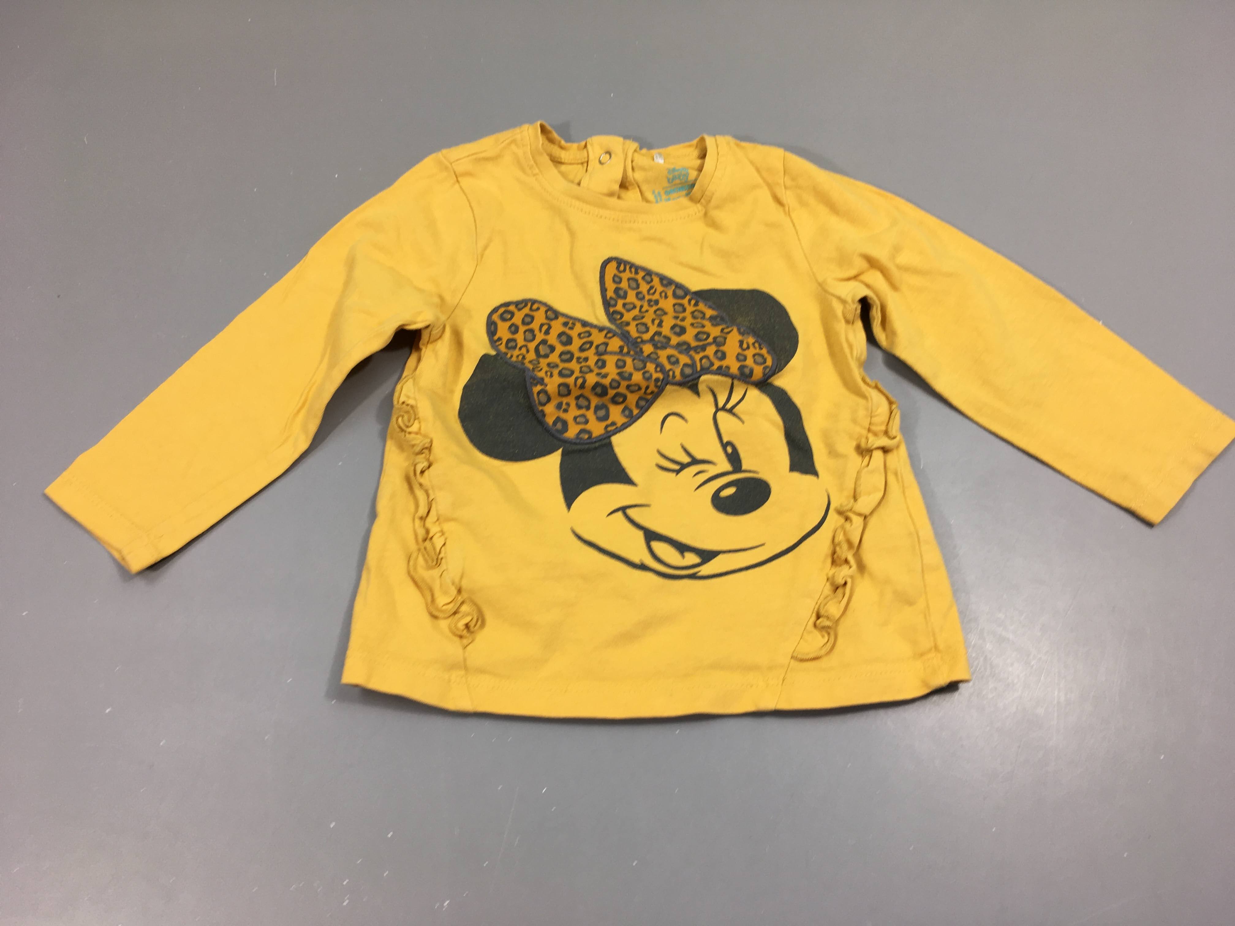 T-shirt m.l jaune Minnie