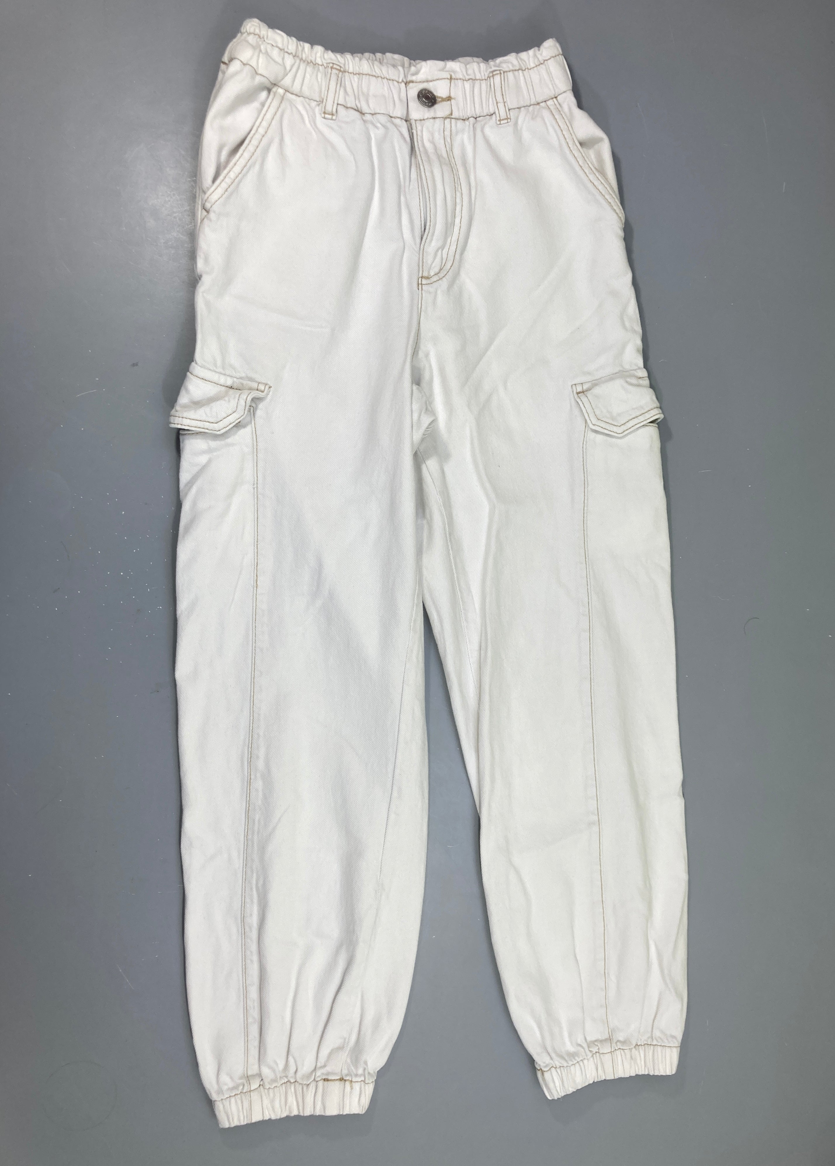 Pantalon denim cargo