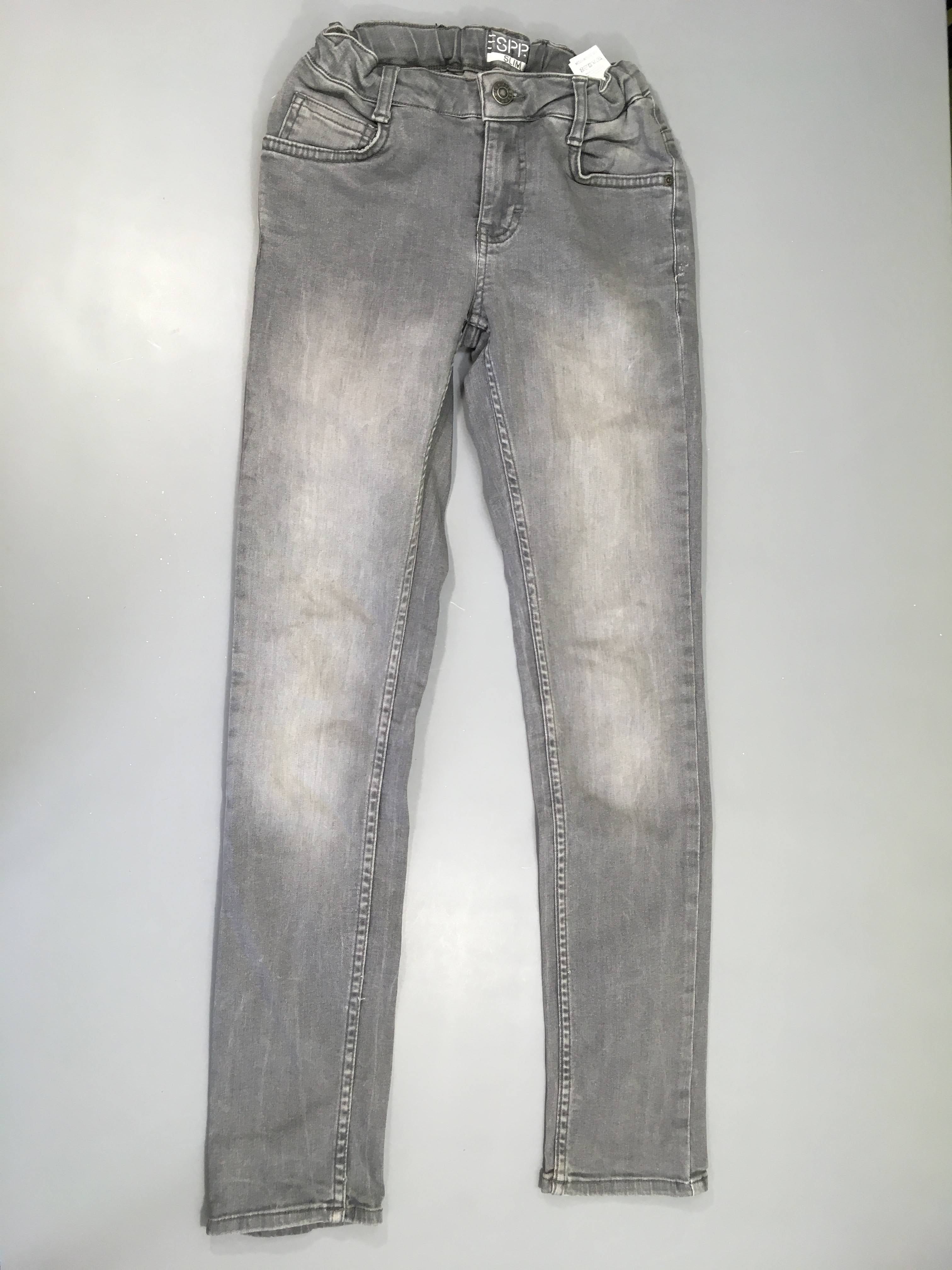 Jeans stretch gris slim