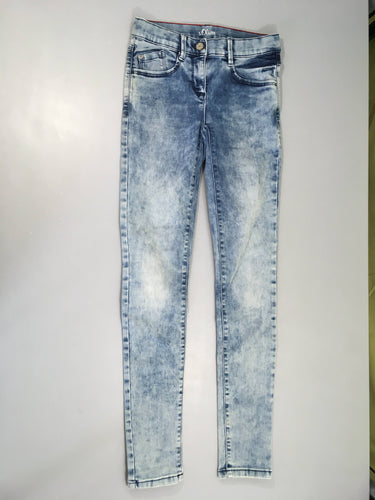 Jeans stretch effet délavé Slim, moins cher chez Petit Kiwi
