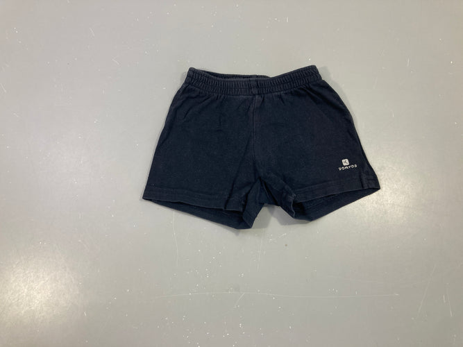 Short jersey bleu marine Domyos, moins cher chez Petit Kiwi