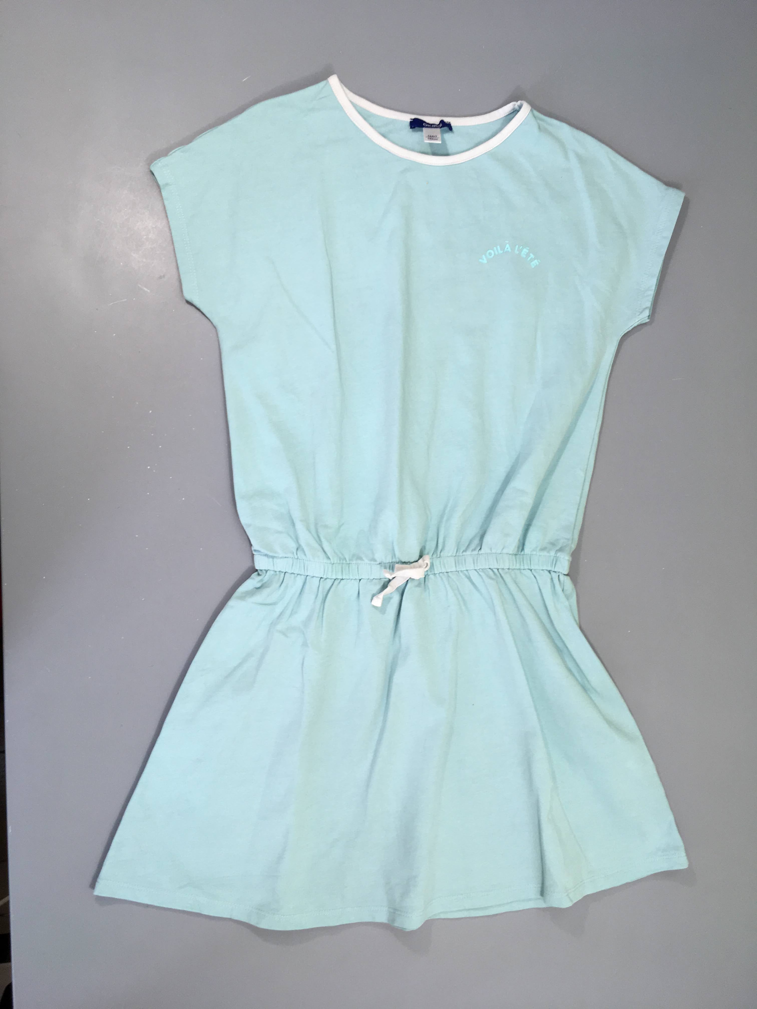 Robe m.c molleton bleu Voilà l'été