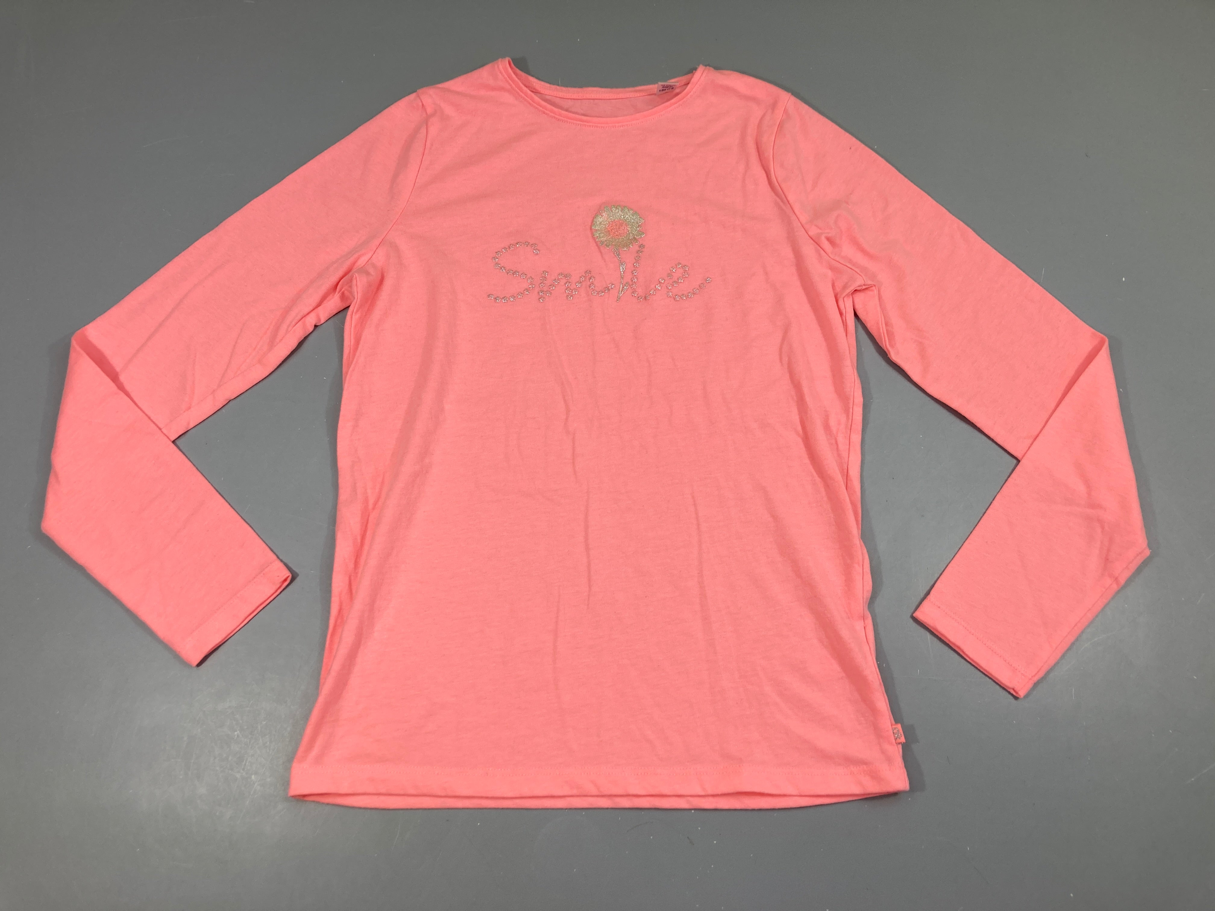 T-shirt m.l rose néon Smile