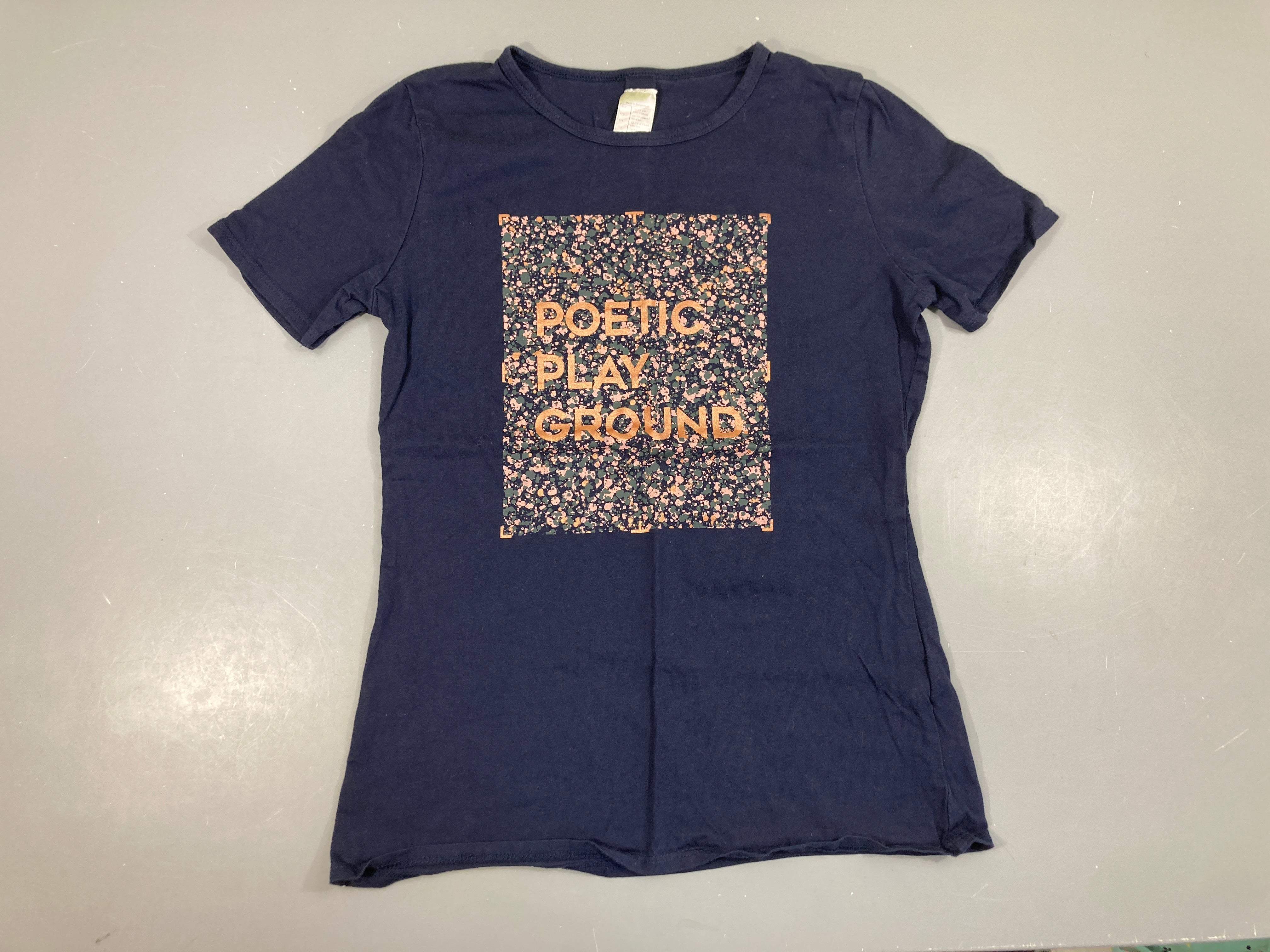 T-shirt m.c bleu marine Poetic