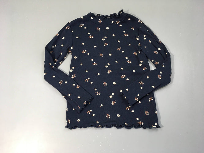 T-shirt m.l bleu marine côtes, moins cher chez Petit Kiwi