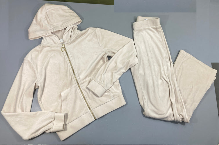 Training 2pcs velours beige, moins cher chez Petit Kiwi