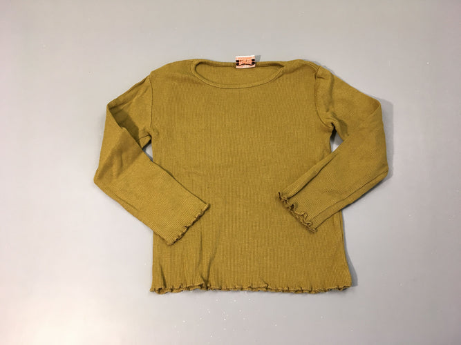 T-shirt m.l côtes kaki, moins cher chez Petit Kiwi