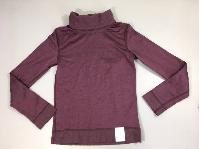 T-shirt m.l thermique mauve, moins cher chez Petit Kiwi