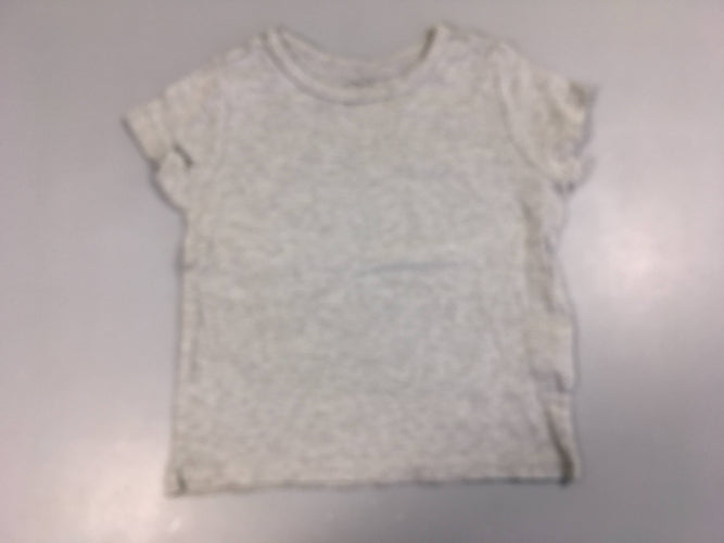 Chemisette m.c gris chiné, moins cher chez Petit Kiwi