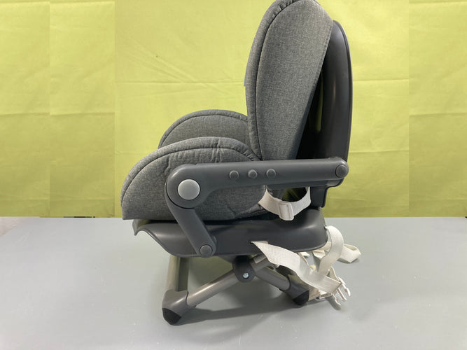 Réhausseur Pocket Snack gris + Coussin déducteur Vendu sans tablette, moins cher chez Petit Kiwi