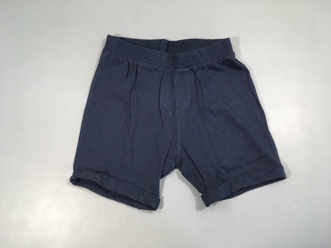 Bermuda jersey bleu marine, moins cher chez Petit Kiwi