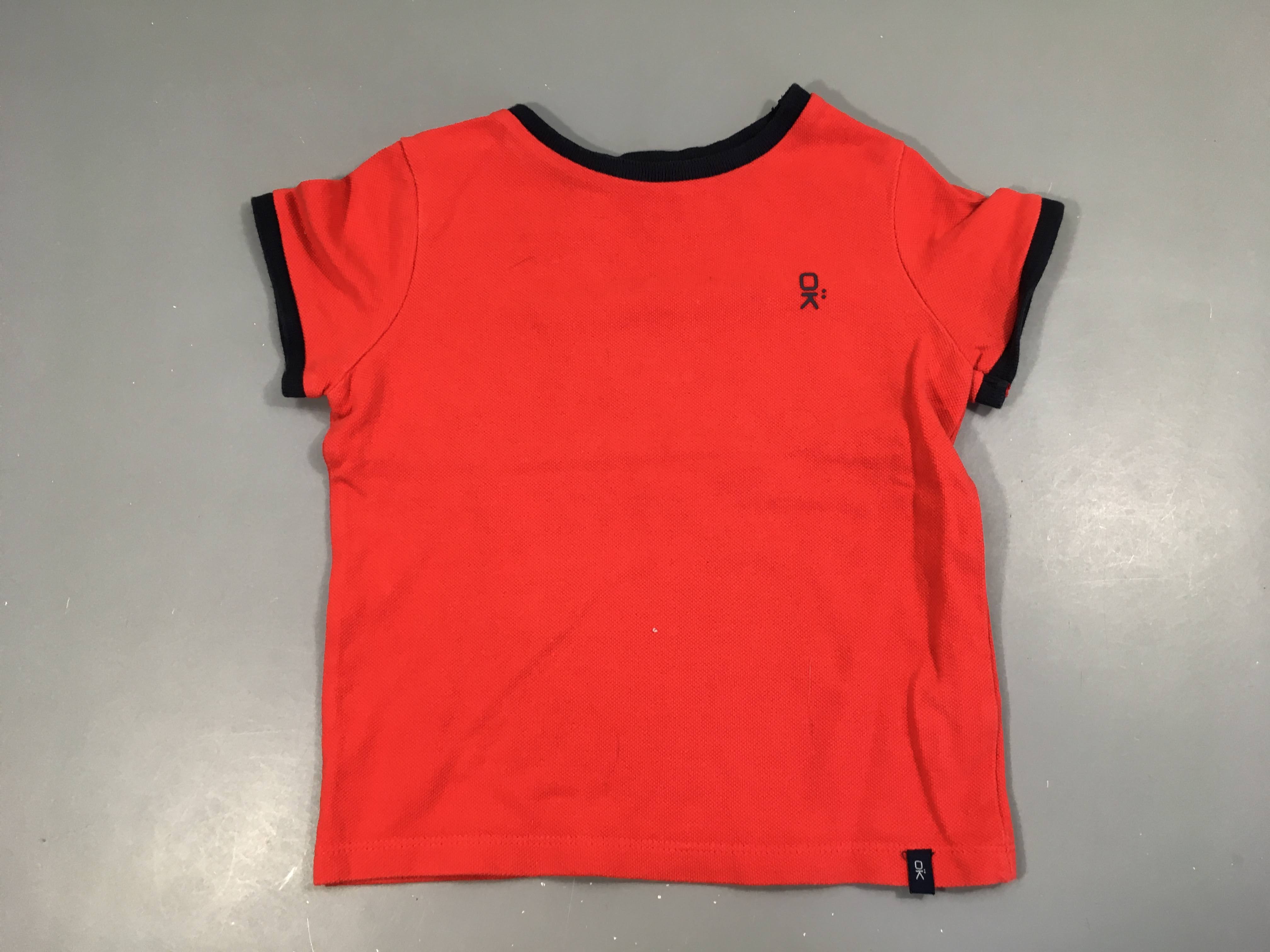 T-shirt m.c coton piqué rouge