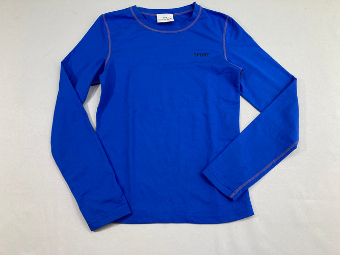 T-shirt m.l de sport bleu, moins cher chez Petit Kiwi