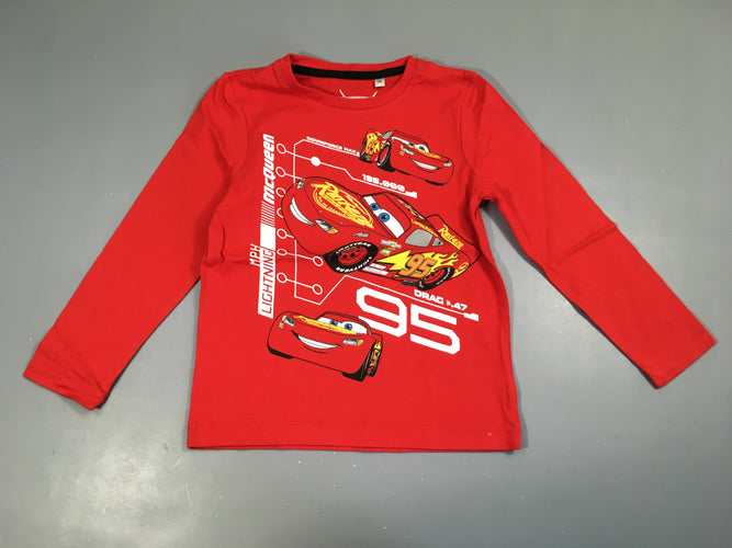 T-shirt m.l rouge Cars, moins cher chez Petit Kiwi
