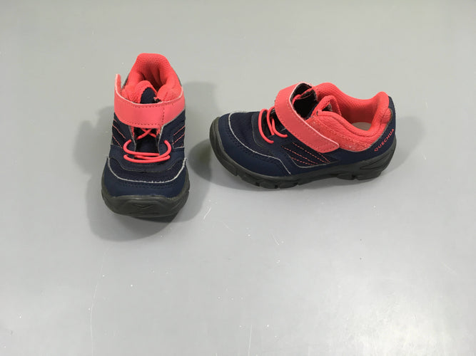 Basket bleu marine/rose MH100, 24, moins cher chez Petit Kiwi
