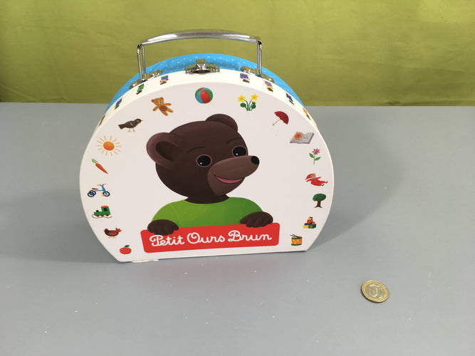 Valisette avec 8 histoires Petit ours brun, moins cher chez Petit Kiwi