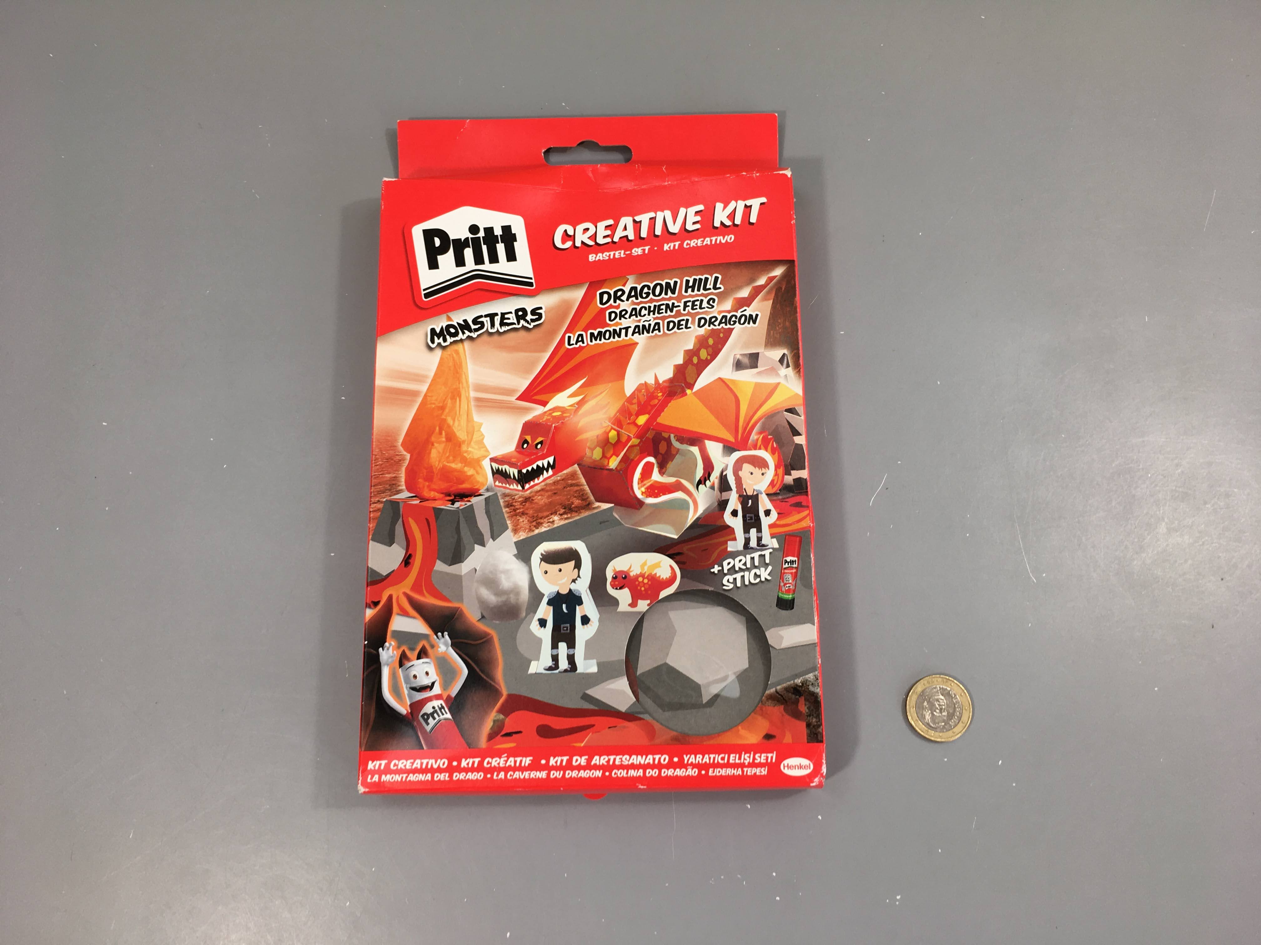 NEUF Kit créatif Dragon Hill, Pritt