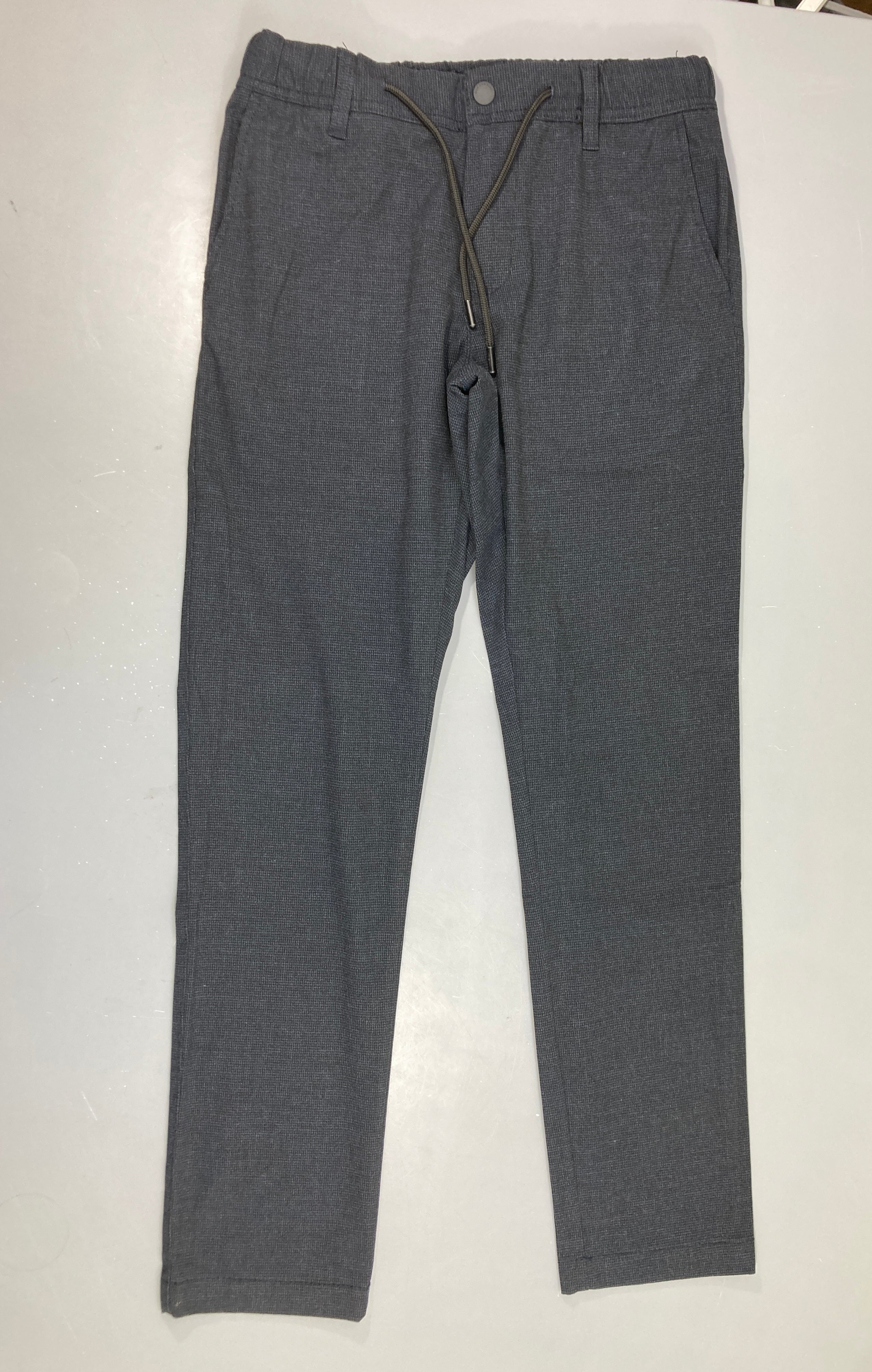 Pantalon chino flex bleu/noir